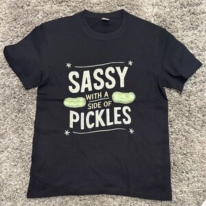Sassy Black Graphic Tee